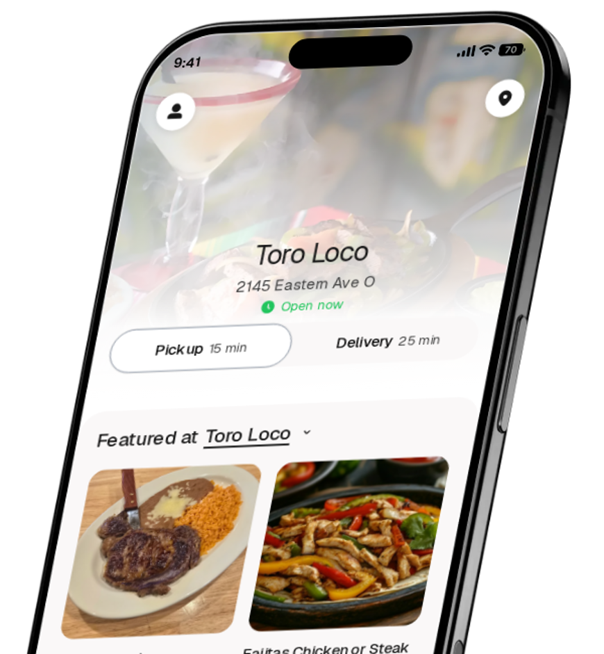 Toro Loco app preview