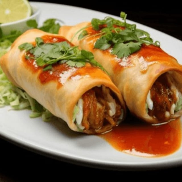 Chimichanga de Carnitas.