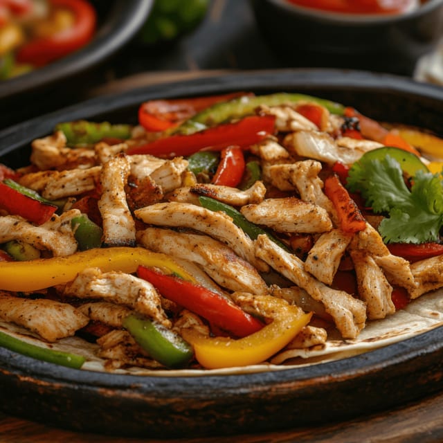 Chicken & Shrimp Fajitas.