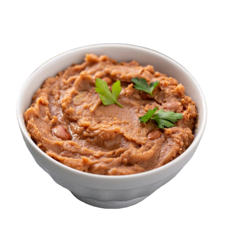 Delicious Refried Beans Await